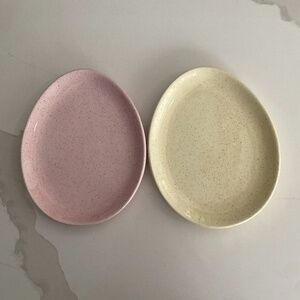 William Sonoma Easter egg desert plates